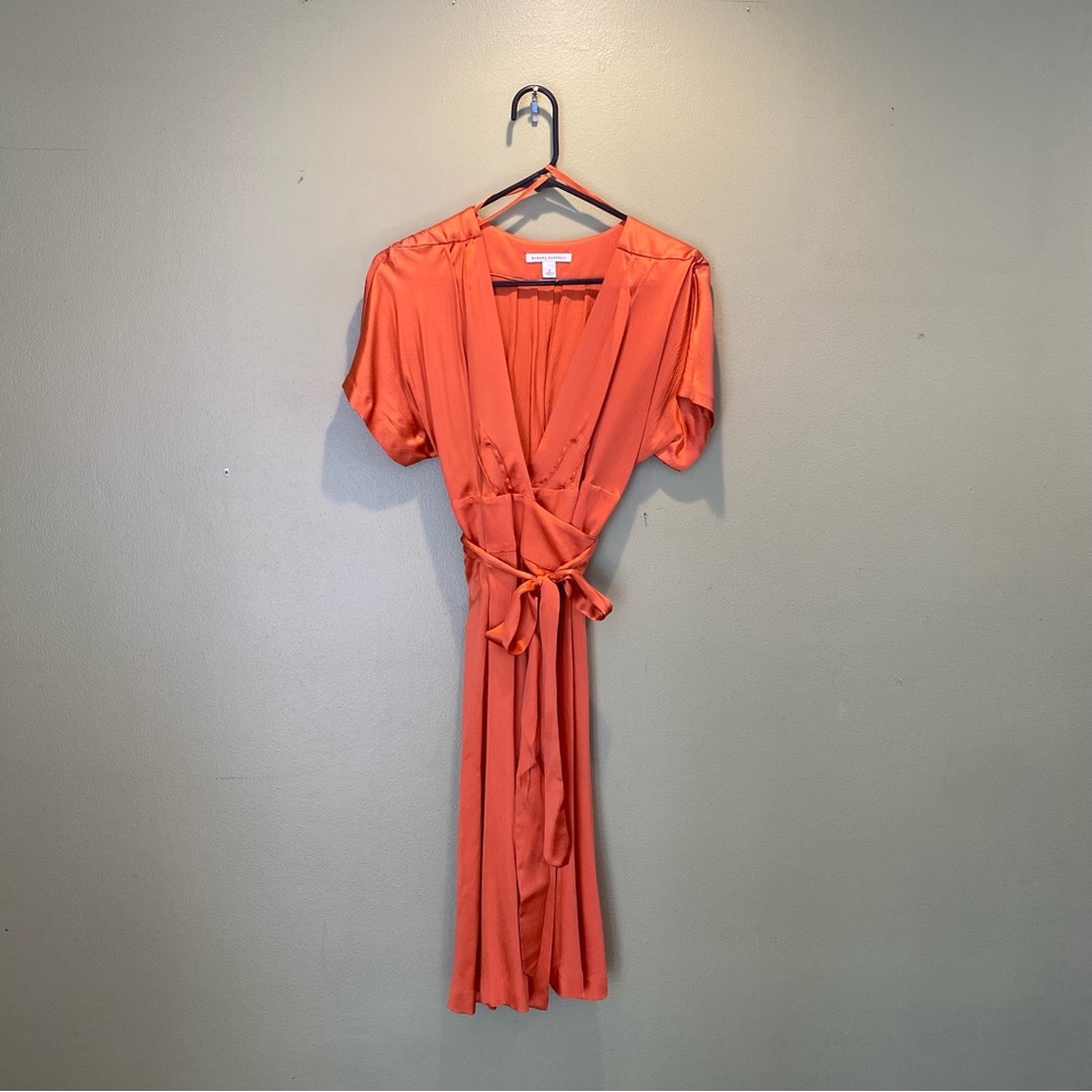 Banana Republic silk wrap dress